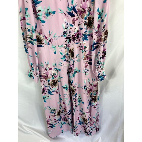 NWT Nanette Lepore Lenore Long Sleeve Floral Dress Size 12 - Picture 3 of 8